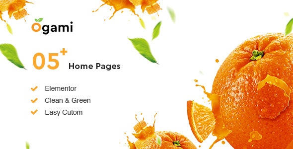 Ogami v1.30 - Organic Store &amp; Bakery WordPress Theme