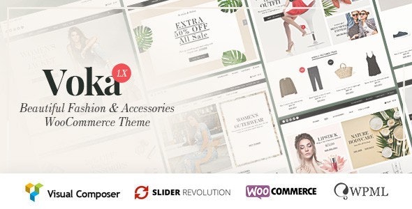 Voka v2.1.9 - Fashion Cosmetic &amp; Accessories WooCommerce Theme