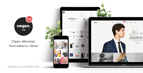 Negan v1.4.0 - Clean, Minimal WooCommerce Theme