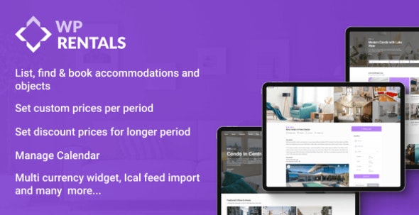 WP Rentals v3.3.1 - Booking Accommodation WordPress Theme