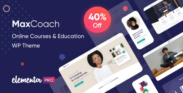 MaxCoach v2.4.0 - Online Courses &amp; Education WP Theme