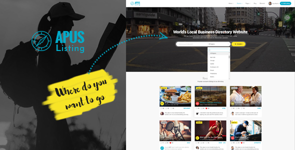 ApusListing v1.2.40 - Directory &amp; Listing WordPress Theme