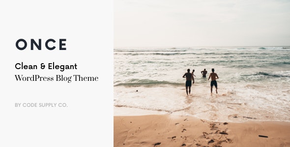 Once v1.1.7 - Clean &amp; Elegant WordPress Blog Theme