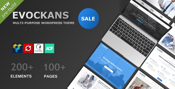 Evockans v1.1.5 - Responsive Multi-Purpose WordPress Theme