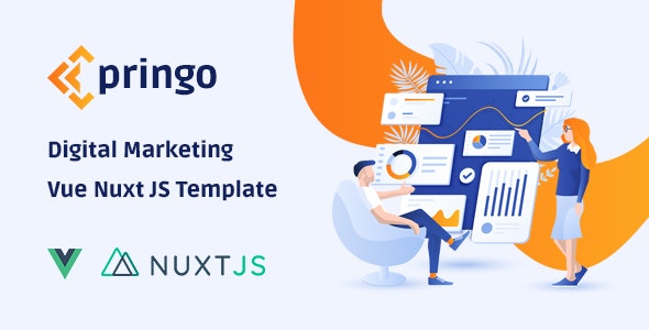 Pringo v1.0 - Digital Marketing Vue JS Template