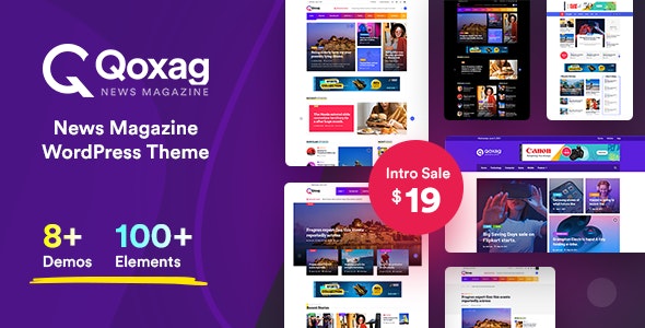 Qoxag v1.0.6 - WordPress News Magazine Theme