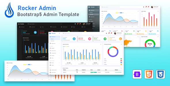 Rocker v1.0 - Bootstrap 5 Admin Dashboard Template