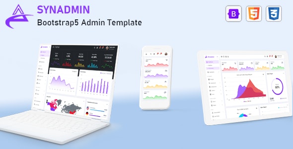 Synadmin v1.0 - Bootstrap 5 Admin Template