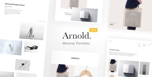 Arnold v2.1.0 - Minimal Portfolio WordPress Theme