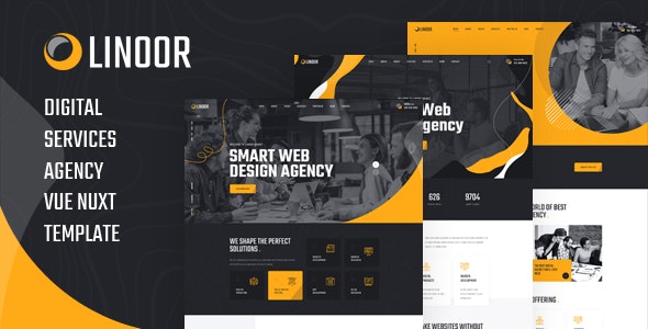 Linoor v1.4.2 - Digital Agency Services WordPress Theme