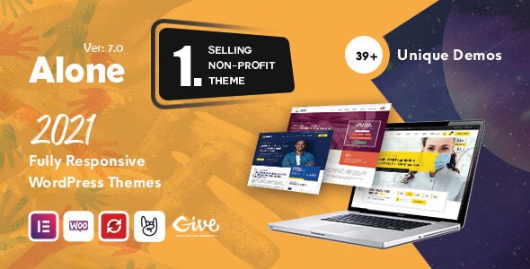 Alone v7.0 - Charity Multipurpose Non-profit WordPress Theme