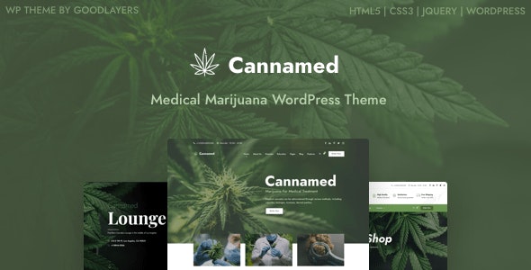 Cannamed v1.0.5 - Cannabis &amp; Marijuana WordPress