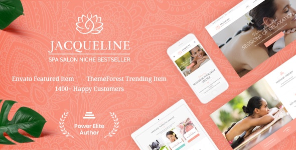 Jacqueline v1.6.5 - Spa &amp; Massage Salon Beauty WordPress Theme