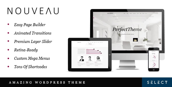 Nouveau v4.3 - Multi-Purpose Retina WordPress Theme