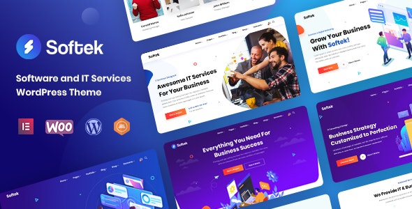 Softek v1.2.2 - Software &amp; IT Solutions WordPress Theme