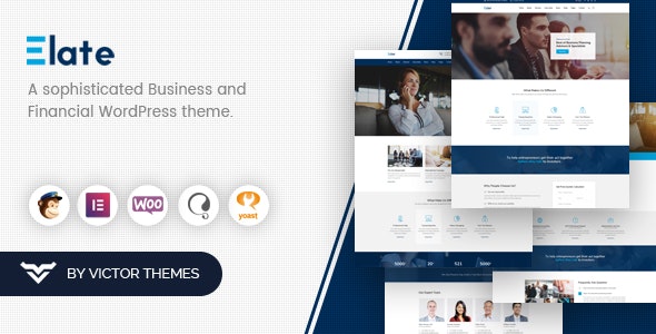 Elate v1.4.1 - Financial Consulting WordPress Theme