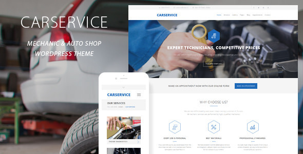 Car Service v6.4 - Mechanic Auto Shop WordPress Theme