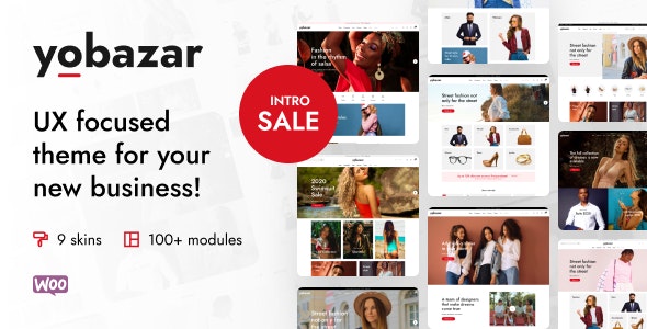 Yobazar v1.0.3 - Elementor WooCommerce WordPress Theme