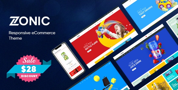 Zonic v1.0 - Kid Store Responsive Prestashop Theme