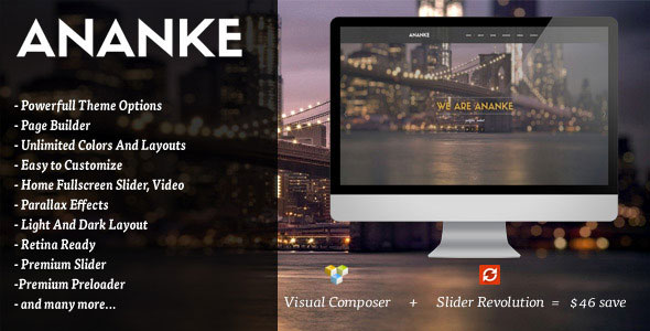 Ananke v3.8.9 - One Page Parallax WordPress Theme