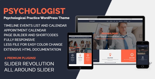 Psychologist v1.5.1 - Psychological Practice WP Theme