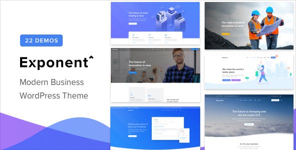 Exponent v1.2.9.2 - Modern Multi-Purpose Business Theme