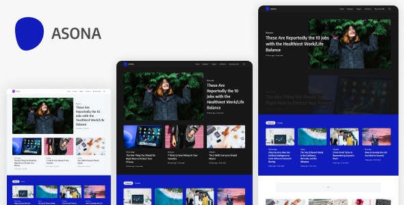 Asona v1.3 - Creative Minimal Blog and Magazine WordPress Theme