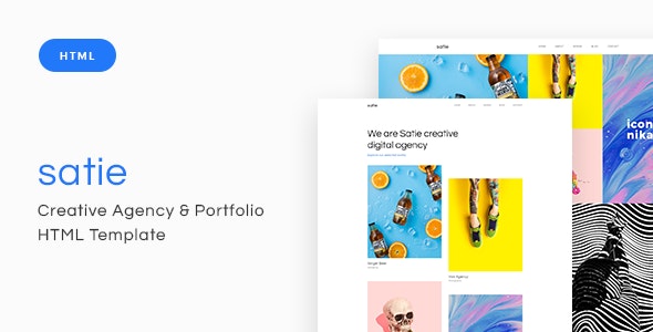 Satie v1.0 - Creative Agency &amp; Portfolio HTML Template