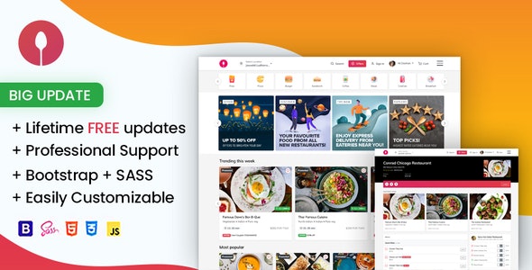 Swiggiweb v1.0 - Online Food Ordering Website Template