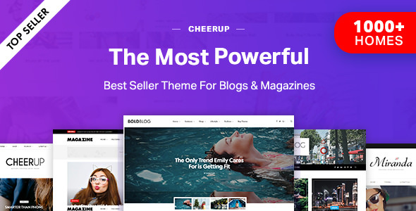 CheerUp v7.6.1 - Blog / Magazine - WordPress Blog Theme