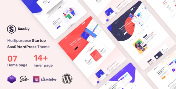 SaaSly v1.0.0 - Startup Landing WordPress Theme