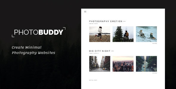 PhotoBuddy v1.0 - Photography HTML Template