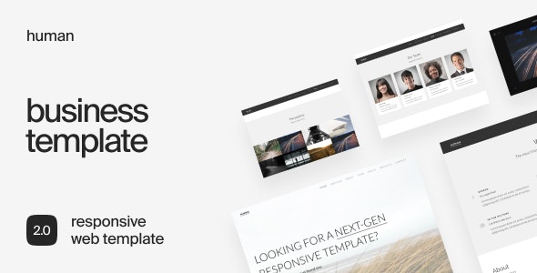 Human v1.0 - Responsive HTML5 Business Template