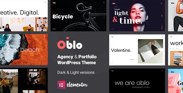 Oblo v1.3.4 - Portfolio Showcase WordPress Theme