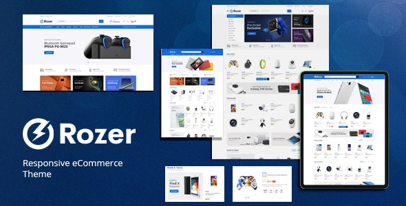 Rozer v1.0 - Digital Responsive OpenCart Theme (Included Color Swatches)