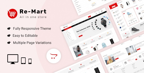 Remart v2.0.0 - Multipurpose MarketPlace Opencart 3 Theme