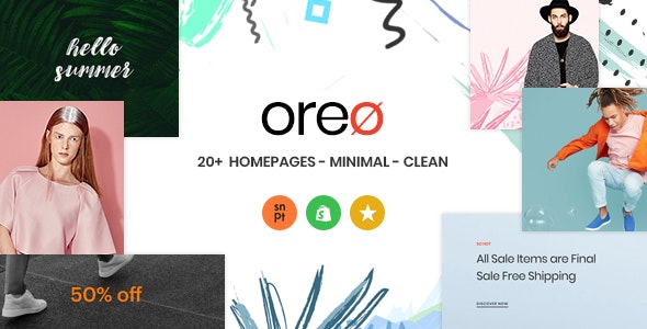 Oreo v1.0 - Minimal Clean Shopify Theme