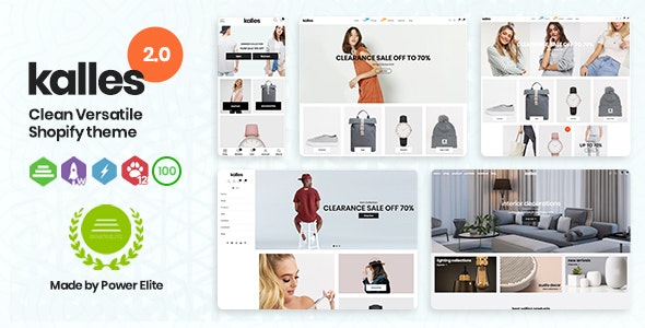 Kalles v2.5.1 - Clean, Versatile, Responsive Shopify Theme - RTL support