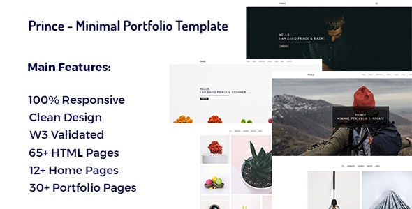 Prince v1.0 - Minimal Portfolio Template