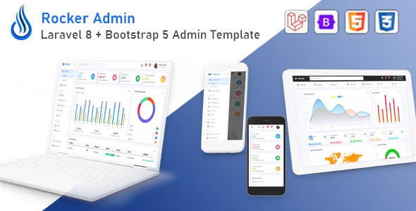 Rocker v1.0 - Laravel 8 + Bootstrap 5 Admin Template