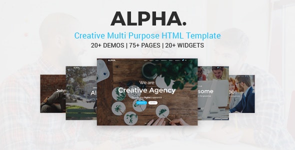 Alpha Dot v1.0 - Multi Purpose HTML5 Template