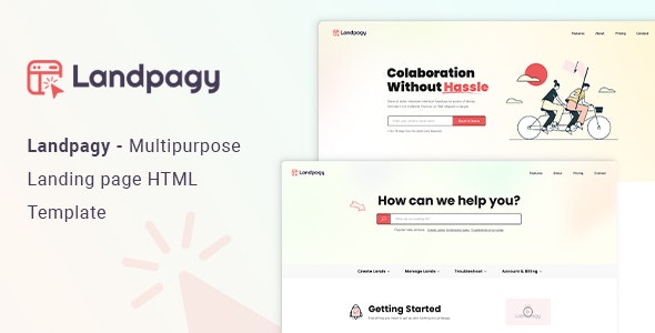 Landpagy v1.0 - Multipurpose Landing page HTML template