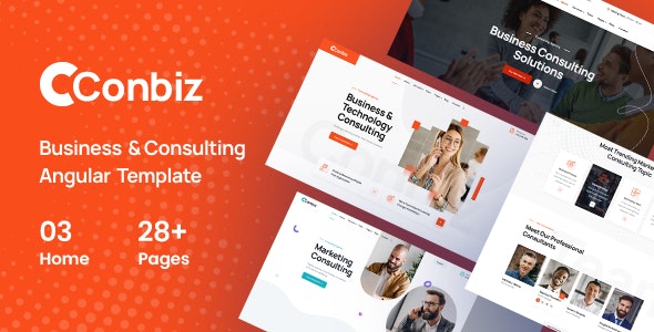 Conbiz v1.0 - Consultancy &amp; Business Angular Template