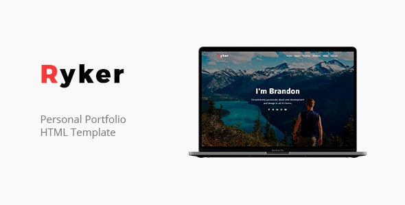 Ryker v1.0 - Personal Portfolio Template