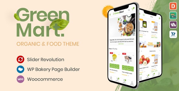 GreenMart v3.1.6 - Organic &amp; Food WooCommerce WordPress Theme