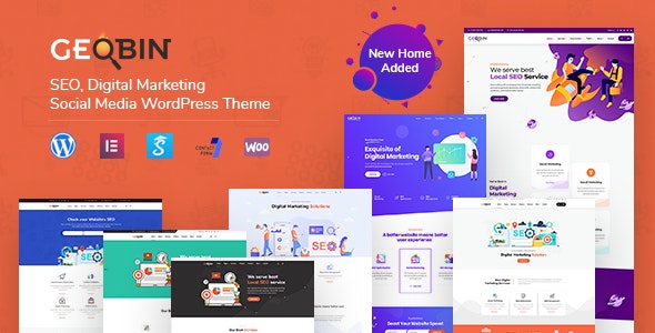 GeoBin v2.5 - Digital Marketing Agency, SEO WordPress Theme