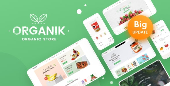 Organik v2.9.0 - An Appealing Organic Store