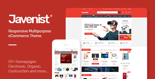 Javenist v1.2.8 - Multipurpose eCommerce WordPress Theme