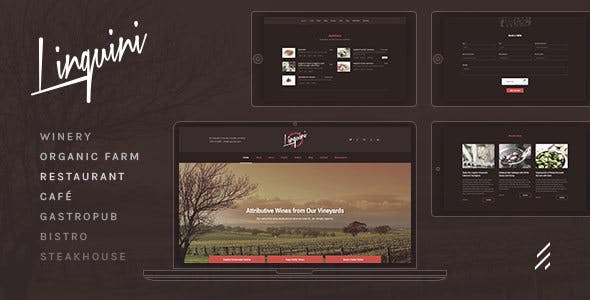 Linguini v3.3.0 - Restaurant WordPress Theme