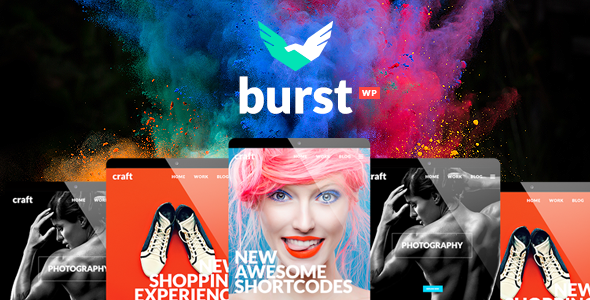 Burst v3.2 - A Bold and Vibrant WordPress Theme